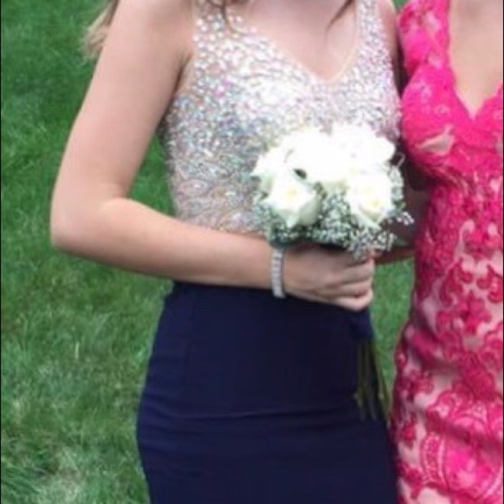 two piece homecoming dress